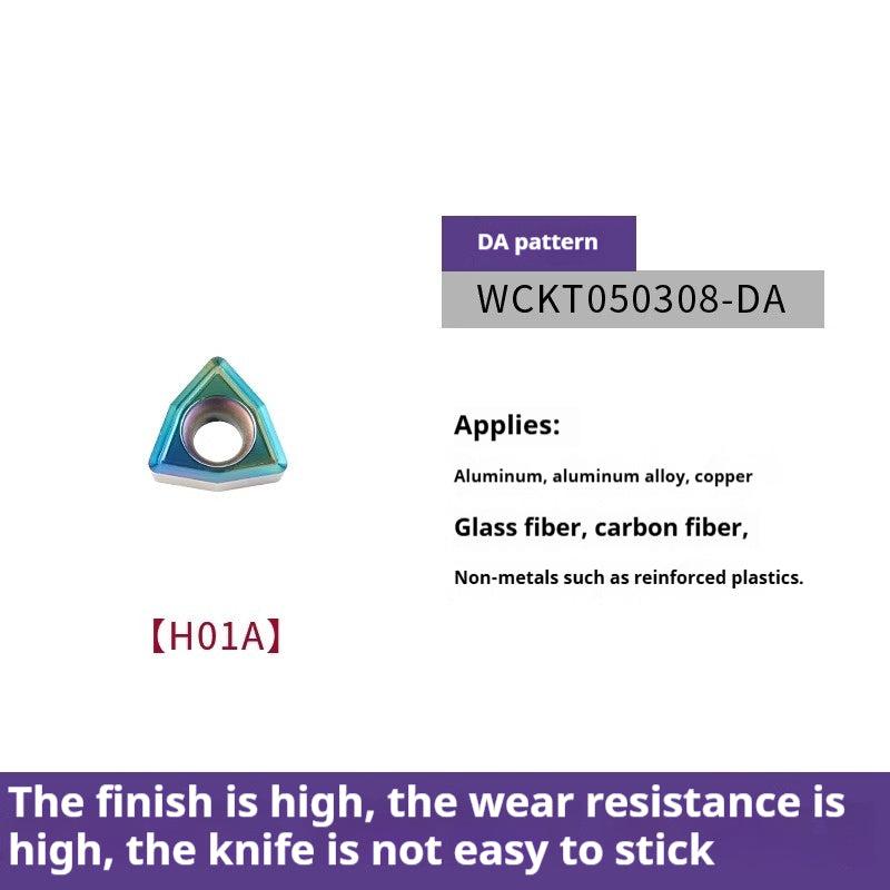 6006 CNC Aluminum Lathe Metal Ceramic Turning Inserts Nano-coated Cylindrical WNMG Bore CCMTAPMT Milling Inserts Shandong Denso Pricision Tools Co.,Ltd.